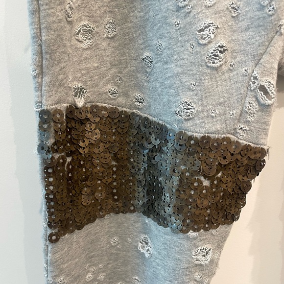 Ixiah Gray Tracksuit with bronze sequins and drop crotch. - Picture 8 of 13